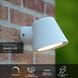 Настінний світильник для дому/вулиці Lucide DINGO-LED LED Dim. GU10 1x5W 3000K IP44 White, WHITE