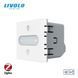 Умный механизм сенсорный проходной/перекрестный диммер Livolo белый ZigBee (VL-FC1SDZ-2WP)