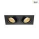 Світильник SLV NEW TRIA LED 2 SQUARE SET 113890, Чорний, Чорний, Чорний, Чорний