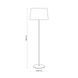Торшер TK Lighting Maja, White