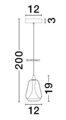 Подвесной светильник Nova luce ALISH