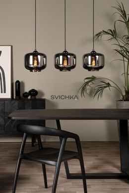 Підвісний світильник Lucide MEDINE 3xE27 Smoke Grey, Smoke Grey