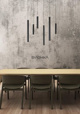 Підвісний світильник Lucide LORENZ &Oslash; 120 cm LED Dim. 6x4W 3000K Black, BLACK