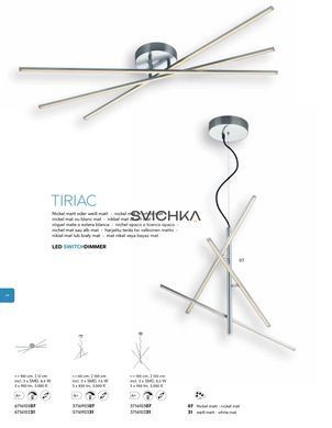 Потолочный светильник Trio 671610331 Tiriac