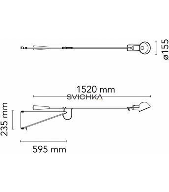 Настінний світильник Flos 265 Small