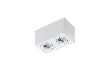 Світильник Azzardo Brant 2 Square IP44 AZ2823, Білий, Білий