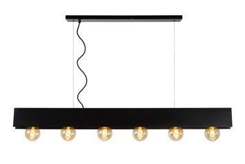 Підвісний світильник Lucide SURTUS 6xE27 Black, BLACK