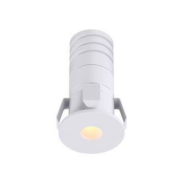 Світильник точковий врізний KLOODI KD-MINI22 1W 2.7K WH, Білий