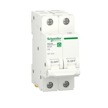 Автоматичний вимикач RESI9 Schneider Electric 6А, 2P, крива С, 6кА