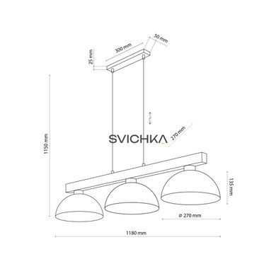 Подвесной светильник TK Lighting OSLO 3