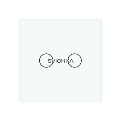 Розумний сенсорний ZigBee вимикач 2 сенсора Livolo білий скло (VL-C702Z-11)