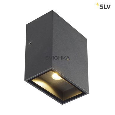 Вуличне бра SLV QUAD 1 XL 232435, антрацит, Антрацит, Антрацит, Антрацит
