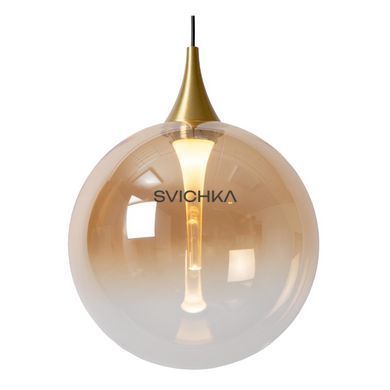 Підвісний світильник Lucide GISELA &Oslash; 48 cm LED Dim. 5x3,8W 2700K Amber, Amber, Бурштинний, Бурштинний
