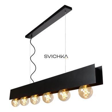 Подвесной светильник Lucide SURTUS 6xE27 Black