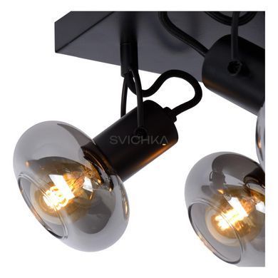 Потолочный точечный светильник Lucide MADEE 4xE14 Black