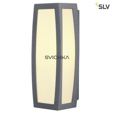 Вуличне бра SLV MERIDIAN BOX 230085, антрацит, Антрацит, Антрацит, Антрацит, Білий