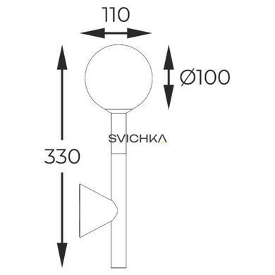 Бра Zuma Line Arcturus 1