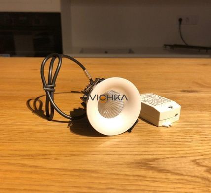 LED светильник DE-200 F-6W Black IP54 со встренным источником света