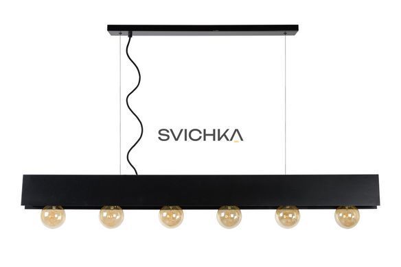 Подвесной светильник Lucide SURTUS 6xE27 Black