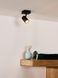 Стельовий точковий світильник для ванної Lucide LENNERT LED Dim. GU10 1x5W 3000K IP44 Black, BLACK, Чорний, Чорний