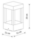 Вуличний стовпчик Nowodvorski 12018 Corto, Black