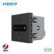 Умный механизм сенсорный проходной/перекрестный диммер Livolo ZigBee