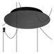 Підвісний світильник Lucide LORENZ &Oslash; 120 cm LED Dim. 6x4W 3000K Black, BLACK