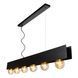 Подвесной светильник Lucide SURTUS 6xE27 Black, BLACK