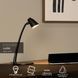 Настільна лампа Lucide LUDO LED 1x4,5W 3000K Black, BLACK, Чорний, Чорний, Чорний