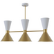 Люстра Pikart Dualight V3, White/Brass