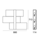 Настенно-потолочный светильник Linea Light 90231 Triad, Деревянный