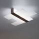 Настенно-потолочный светильник Linea Light 90231 Triad, Деревянный