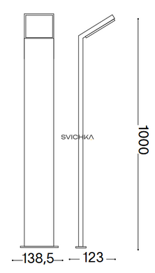 Парковый светильник Ideal Lux Style pt h100 3000k