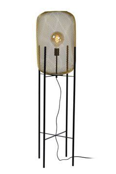 Торшер Lucide MESH &Oslash; 35 cm 1xE27 Matt Gold / Brass, Matt Gold / Brass