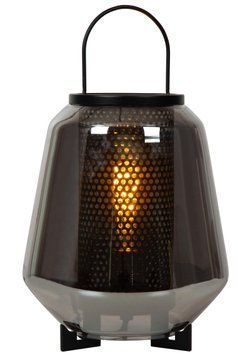 Настільна лампа Lucide SISKA 1xE27 Smoke Grey, Smoke Grey