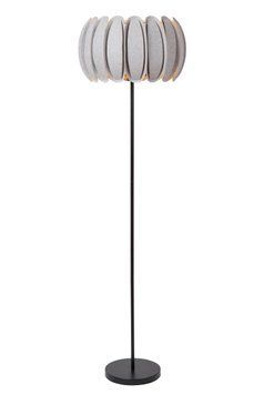 Торшер Lucide SPENCER &Oslash; 40 cm 1xE27 Grey, Grey, Чорний, Сірий, Сірий