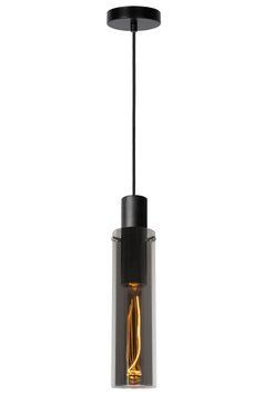 Підвісний світильник Lucide ORLANDO &Oslash; 10 cm 1xE27 Smoke Grey, Smoke Grey