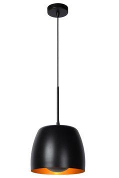 Підвісний світильник Lucide NOLAN &Oslash; 24 cm 1xE27 Black, BLACK