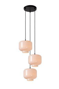 Підвісний світильник Lucide MEDINE &Oslash; 46 cm 3xE27 Opal, Opal