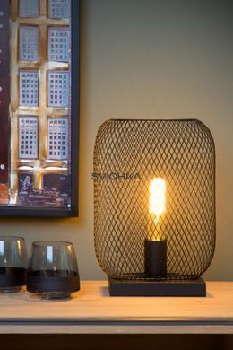 Настольная лампа Lucide MESH 1xE27 Black