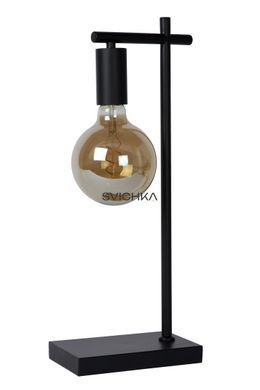Настільна лампа Lucide LEANNE 1xE27 Black, BLACK, Чорний