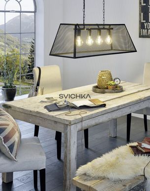 Підвіс (люстра) Eglo AMESBURY 49799, Чорний, Чорний