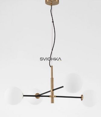 Підвісний світильник Nova luce Vitra 4 Gold/Black