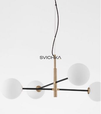 Підвісний світильник Nova luce Vitra 4 Gold/Black