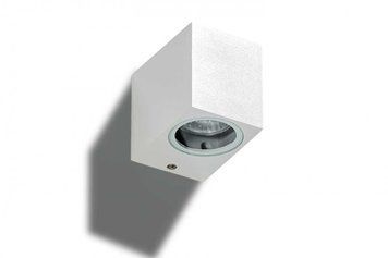 Настінний вуличний світильник AZzardo RIMINI SQUARE IP54 White