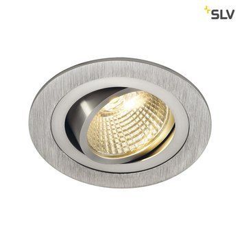 Точковий світильник SLV NEW TRIA LED DL ROUND SET 113876, Срібний, серебро, Алюміній Мат, Алюміній Мат