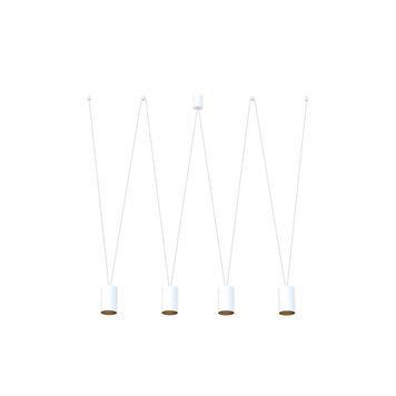 Світильник Nowodvorski MORE TONE IV WHITE/GOLD PL, Білий, Білий