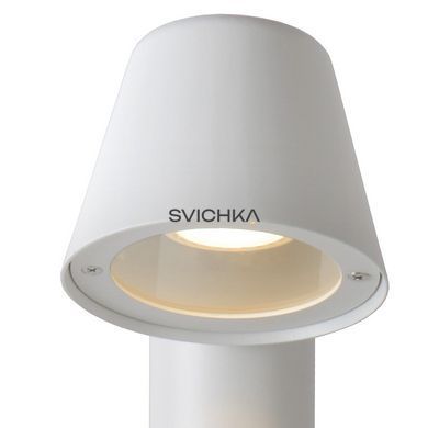 Вуличний стовпчик Lucide DINGO LED LED Dim. GU10 1x5W 3000K IP44 White, WHITE, Білий, Білий
