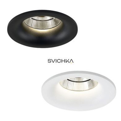 Врезной точечный светильник LED SVK-D82830BK