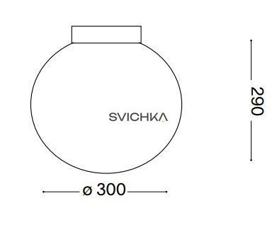 Ideal Lux MAPA BIANCO AP1 D30 Белый 059822